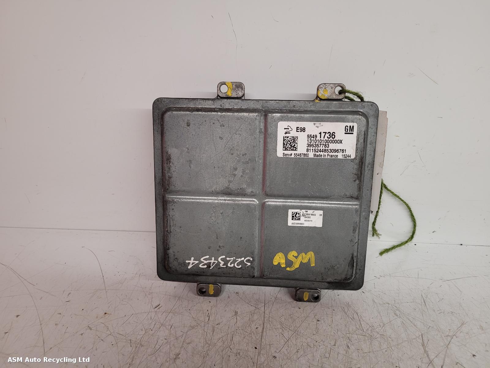 View Auto part ECU Vauxhall Zafira 2015