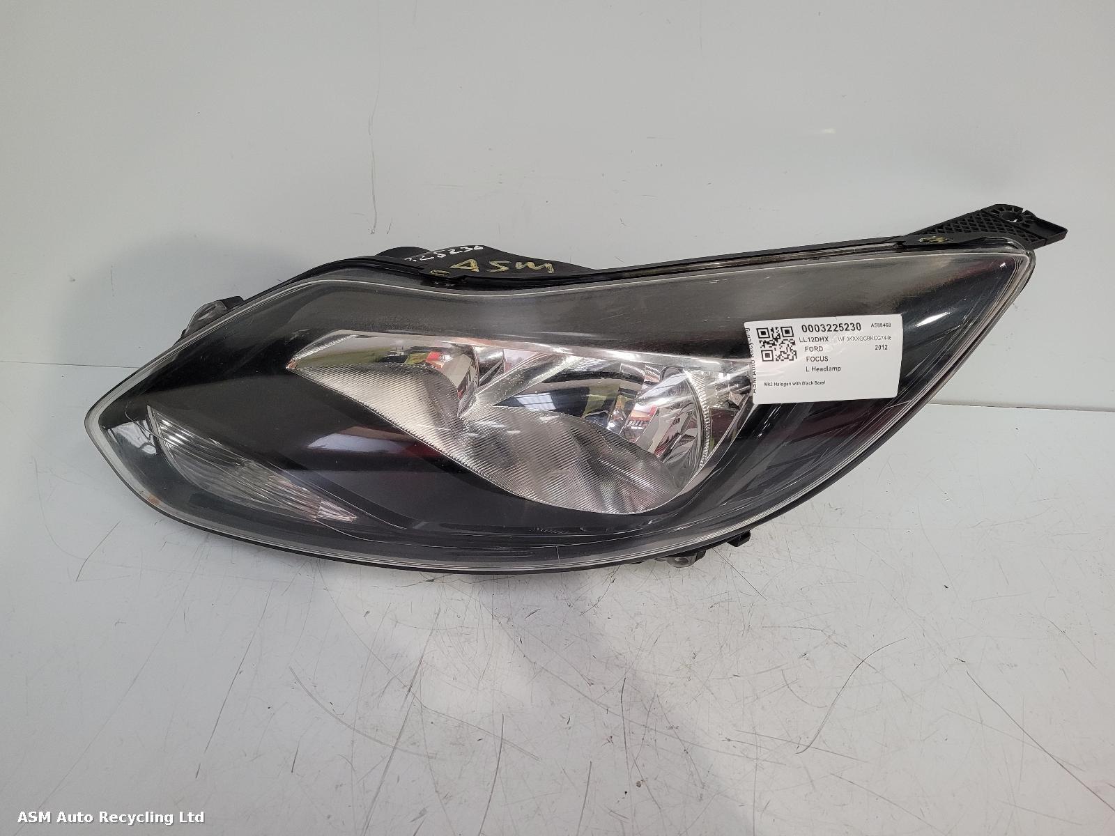 View Auto part L Headlamp Ford Focus 2012