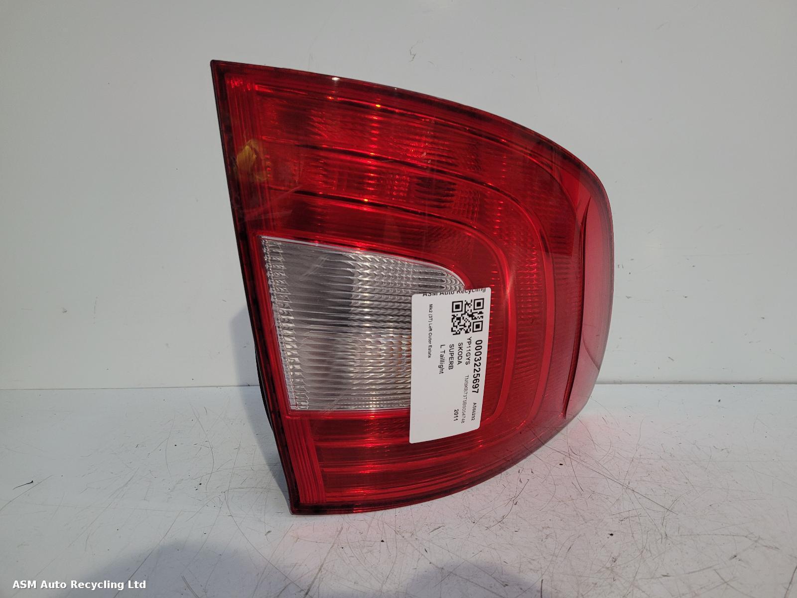 View Auto part L Taillight Skoda Superb 2011