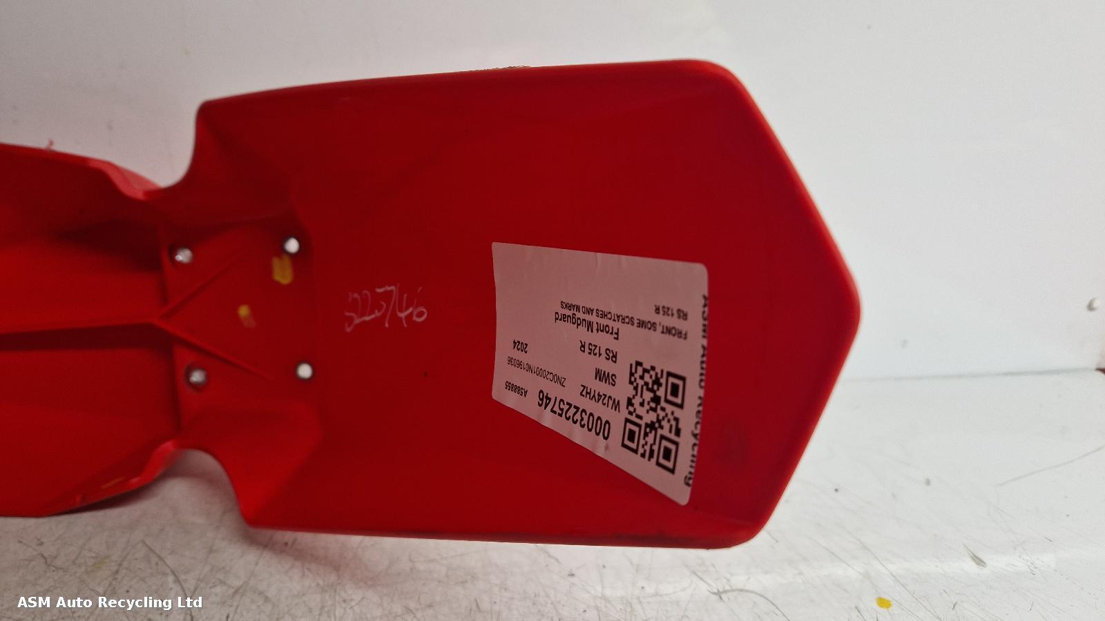 View Auto part Front Mudguard Swm Rs 125 R 2024