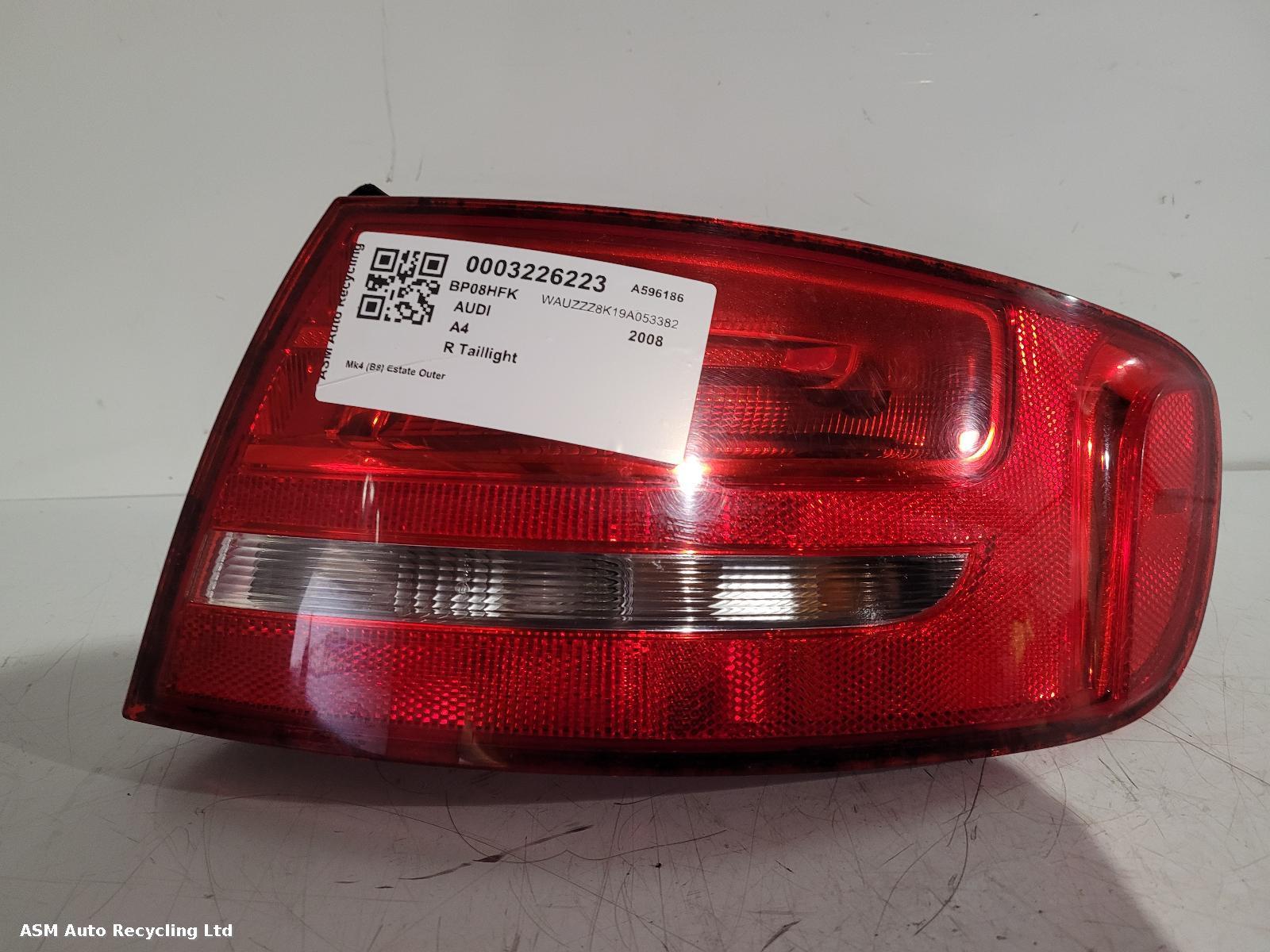 View Auto part R Taillight Audi A4 2008
