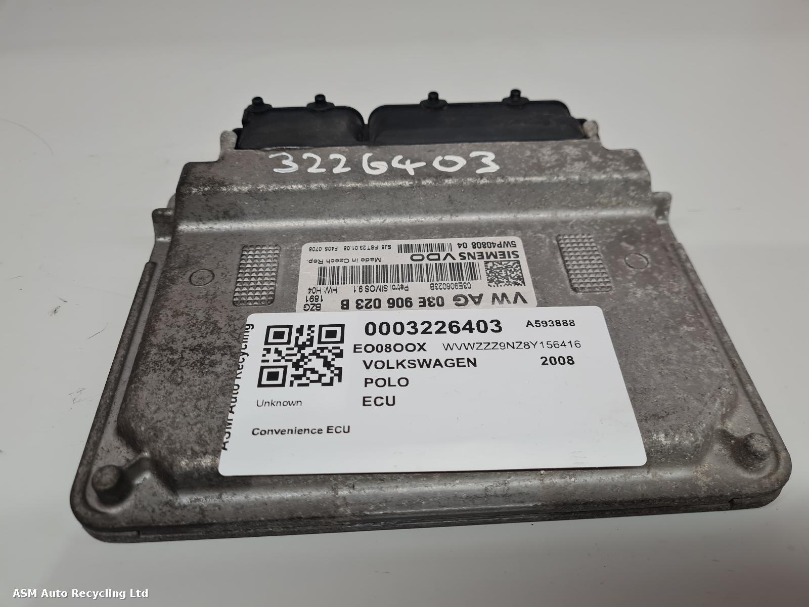 View Auto part ECU Volkswagen Polo 2008