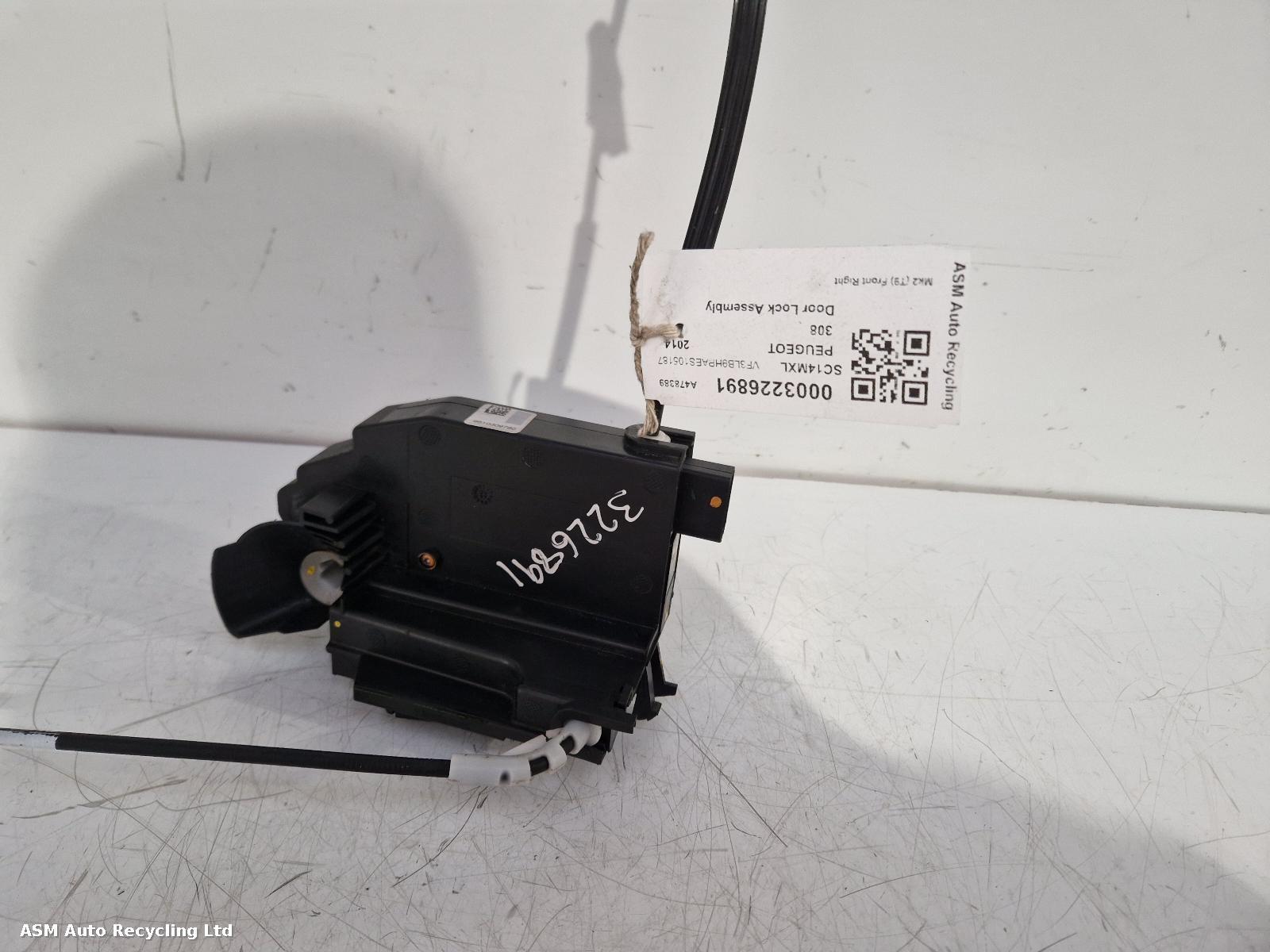 View Auto part Door Lock Assembly Peugeot 308 2014
