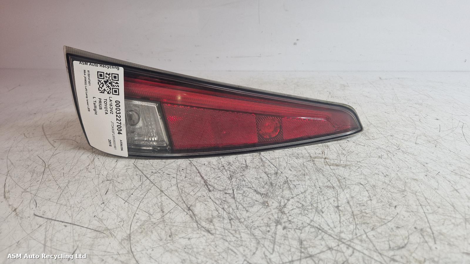 View Auto part L Taillight Toyota Prius 2018