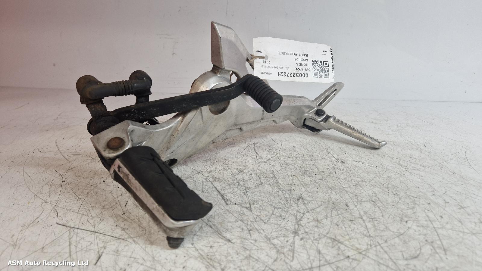 View Auto part Left Footrest Honda Msx 125 2018