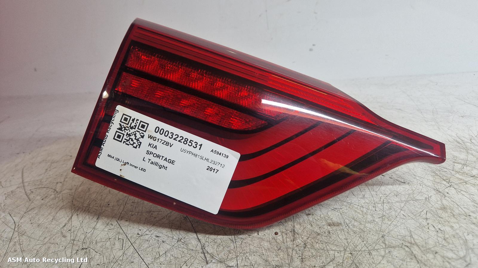 View Auto part L Taillight Kia Sportage 2017