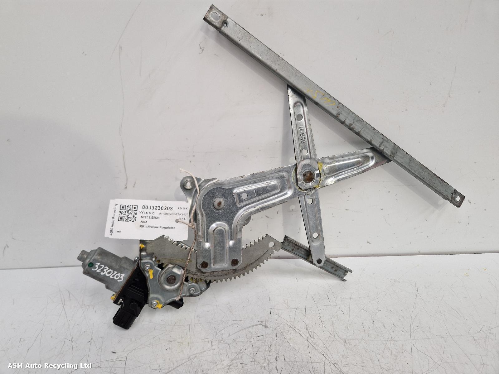 View Auto part RR Window Regulator Mitsubishi Asx 2014