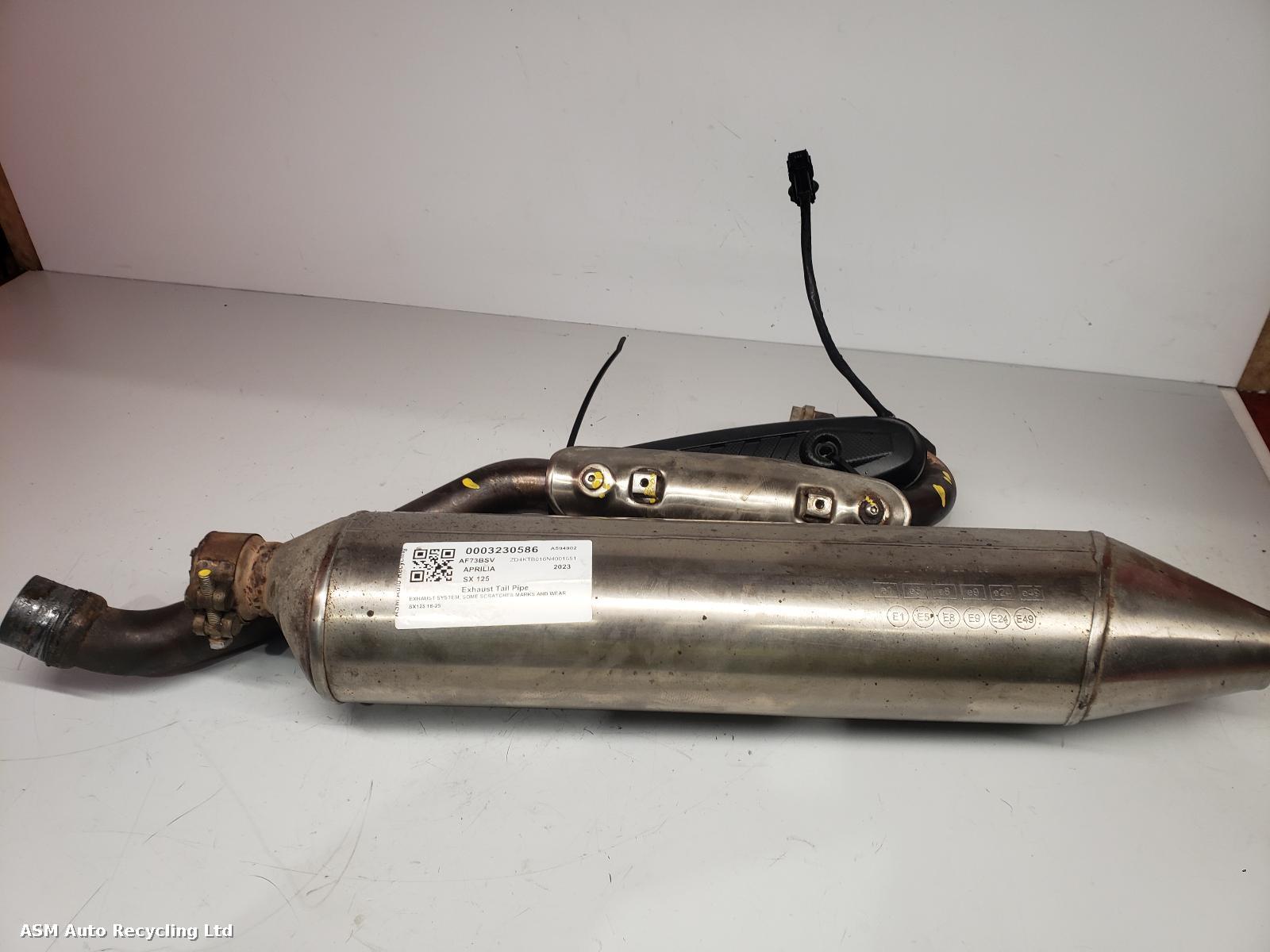 View Auto part Exhaust Tail Pipe Aprilia Sx 125 2023