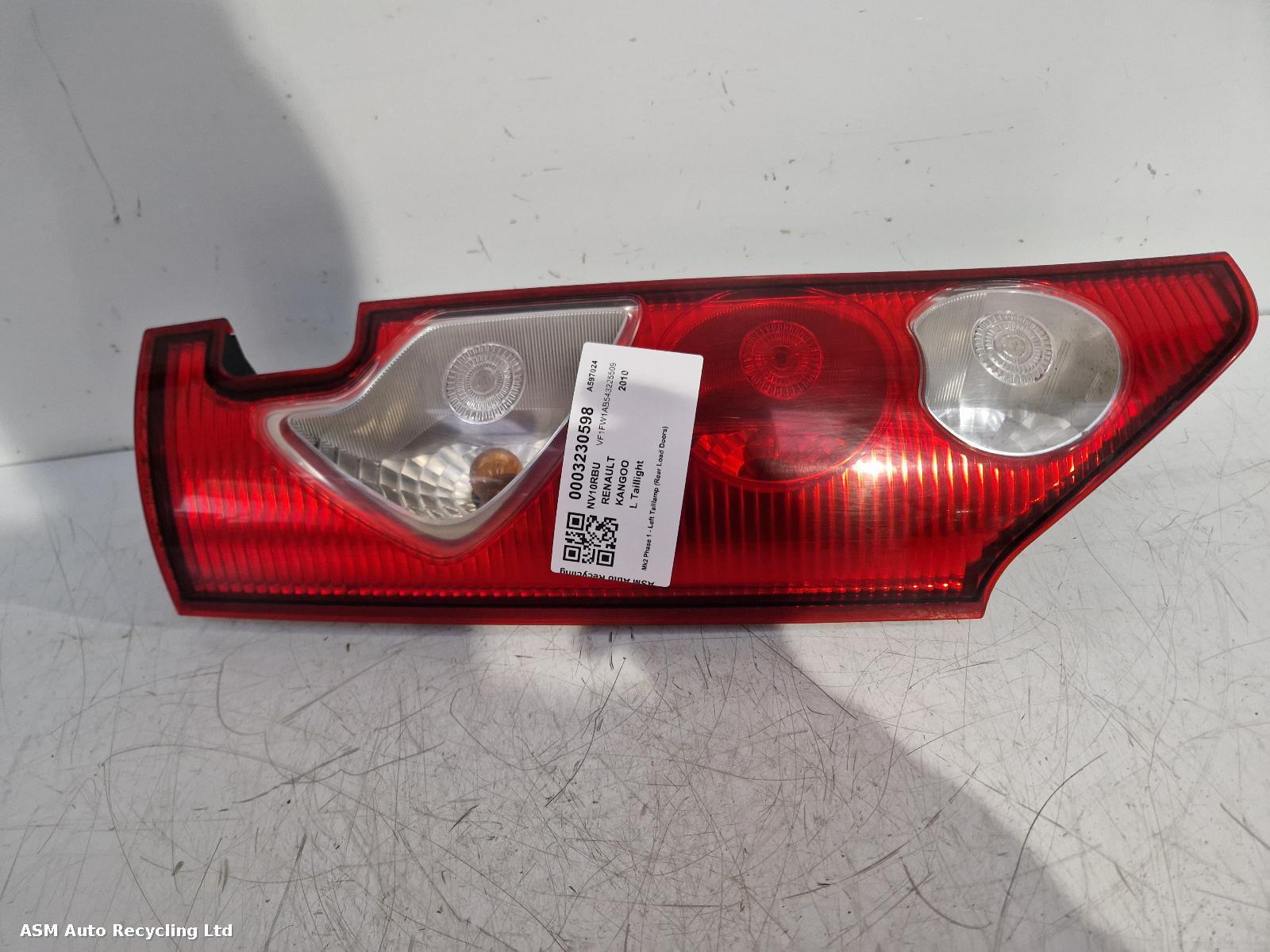 View Auto part L Taillight Renault Kangoo 2010