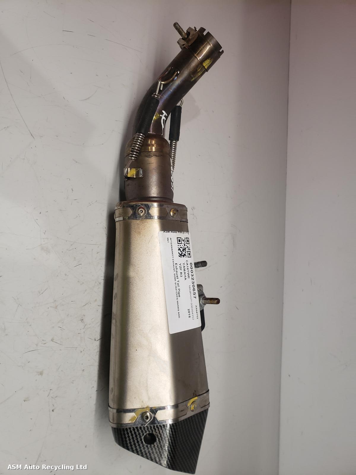 View Auto part Tail Pipe Yamaha Yzf R3  2016