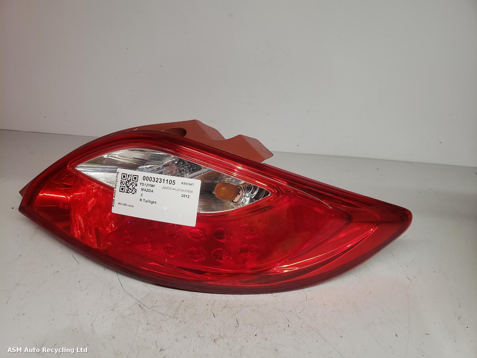 View Auto part R Taillight Mazda 2  2012