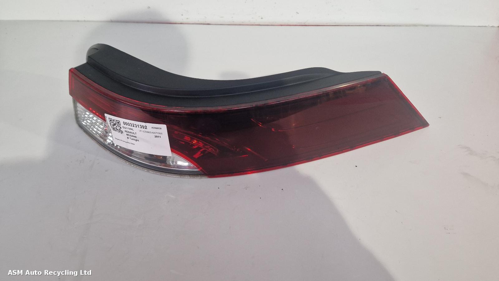View Auto part R Taillight Renault Megane 2011