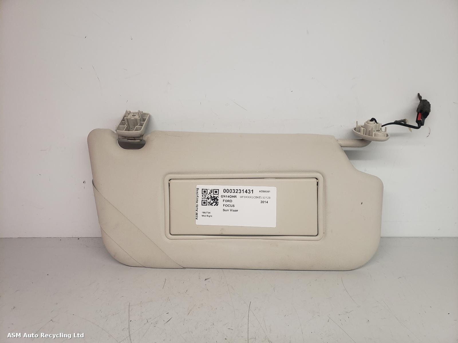 View Auto part Sun visor Ford Focus 2014