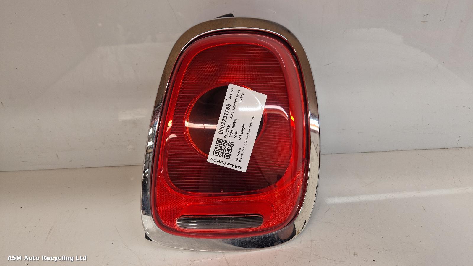 View Auto part R Taillight Mini (bmw) Mini 2015
