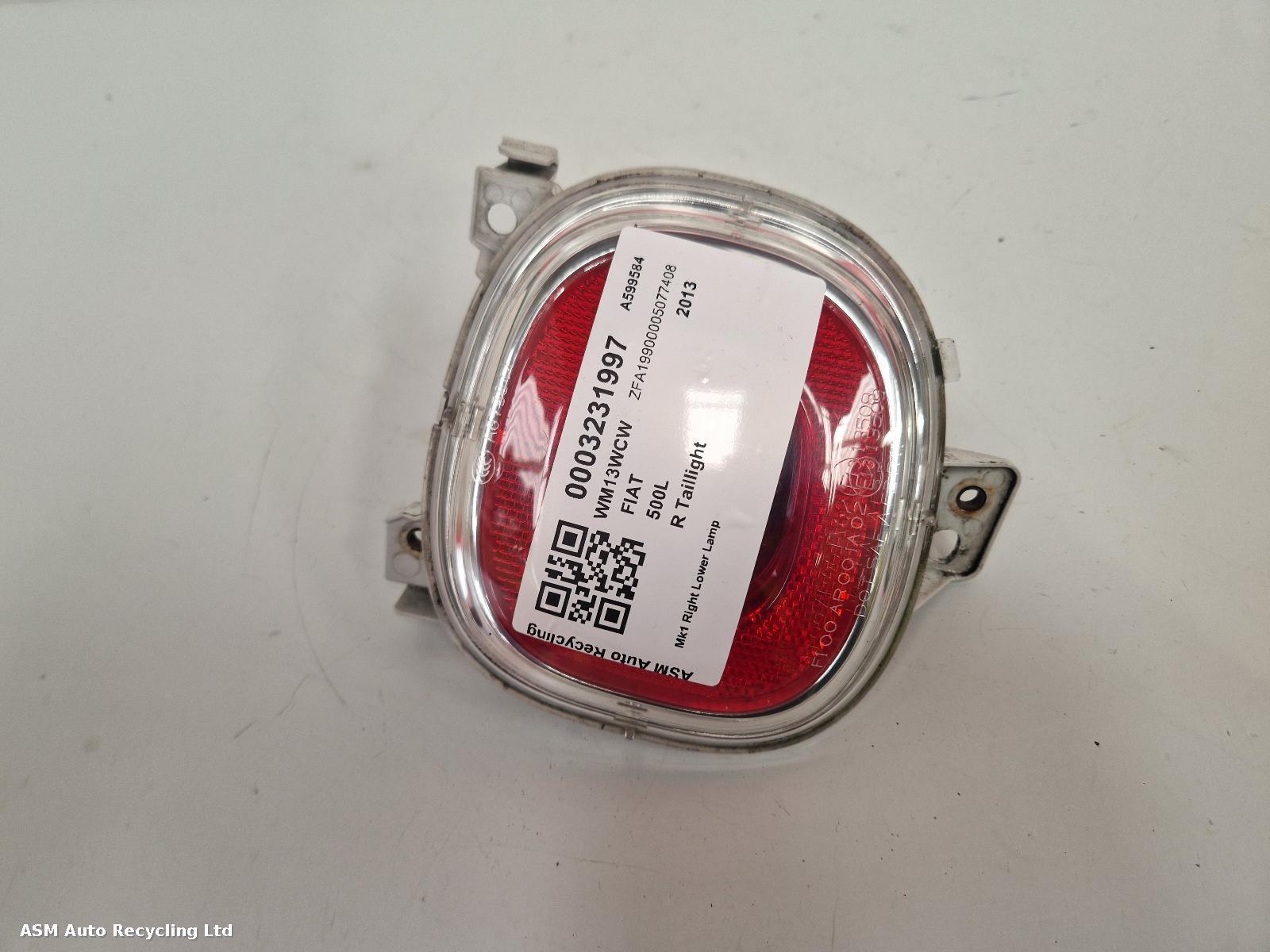 View Auto part R Taillight Fiat 500l 2013