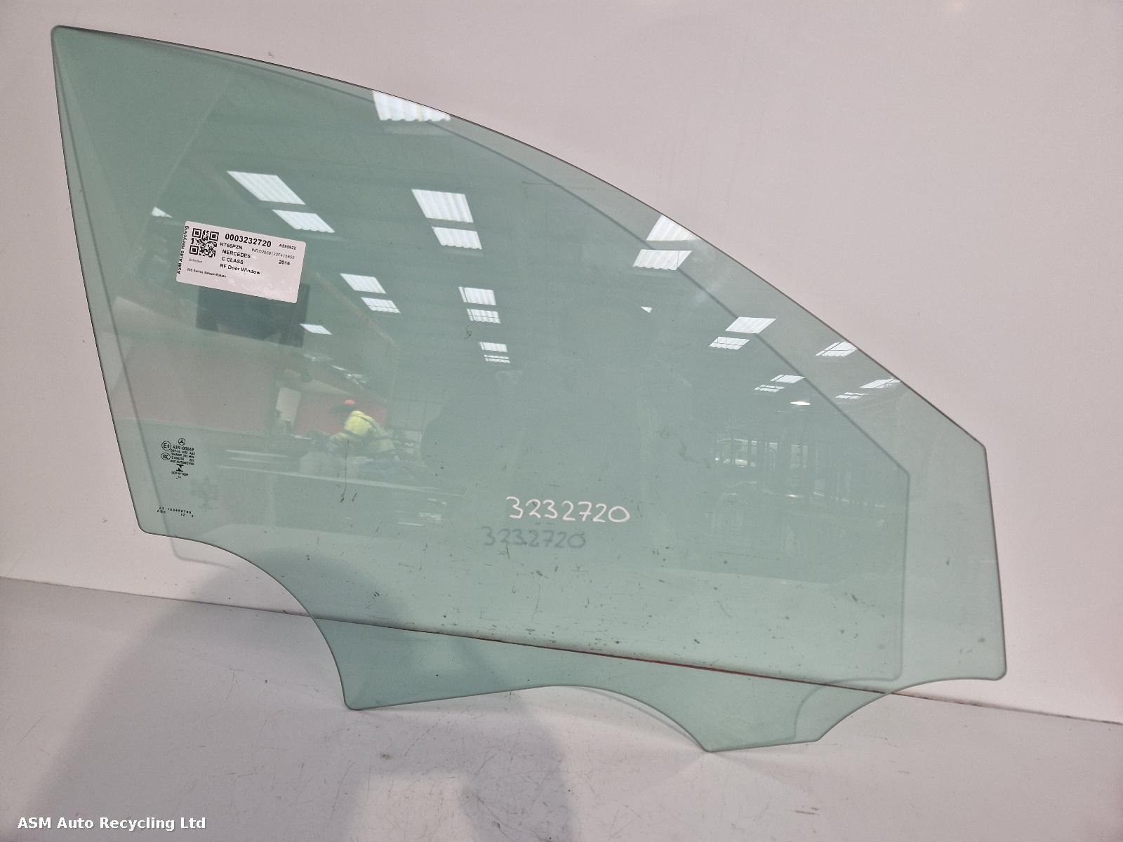 View Auto part RF Door Window Mercedes C Class 2016