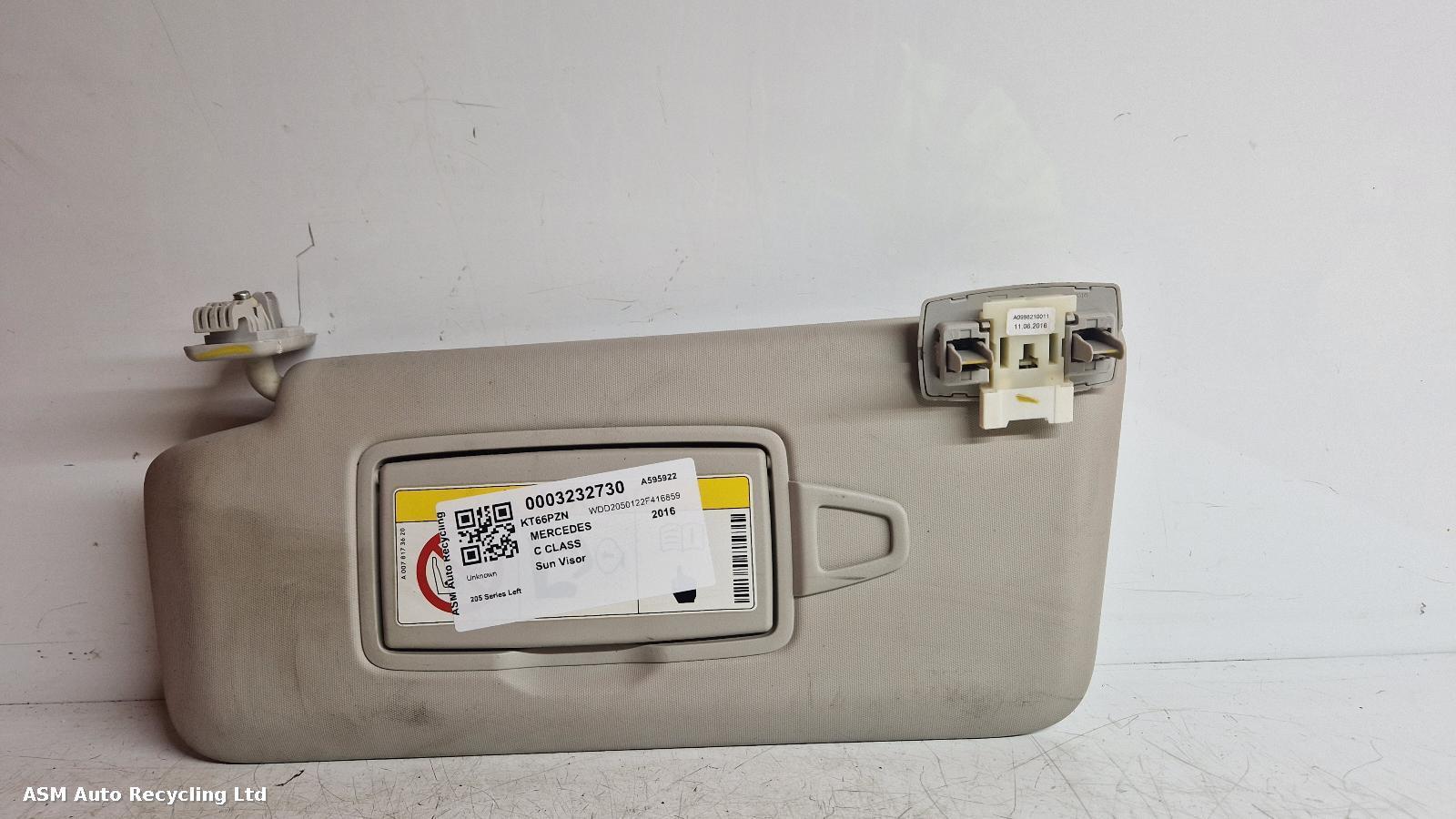View Auto part Sun visor Mercedes C Class 2016