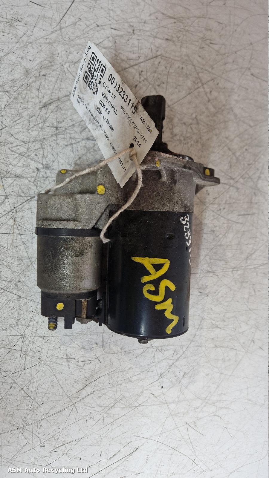 View Auto part Starter Motor Vauxhall Corsa 2014