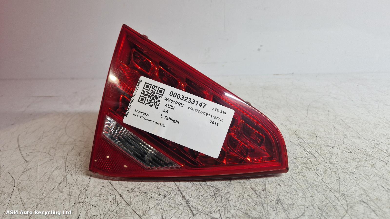View Auto part L Taillight Audi A5 2011