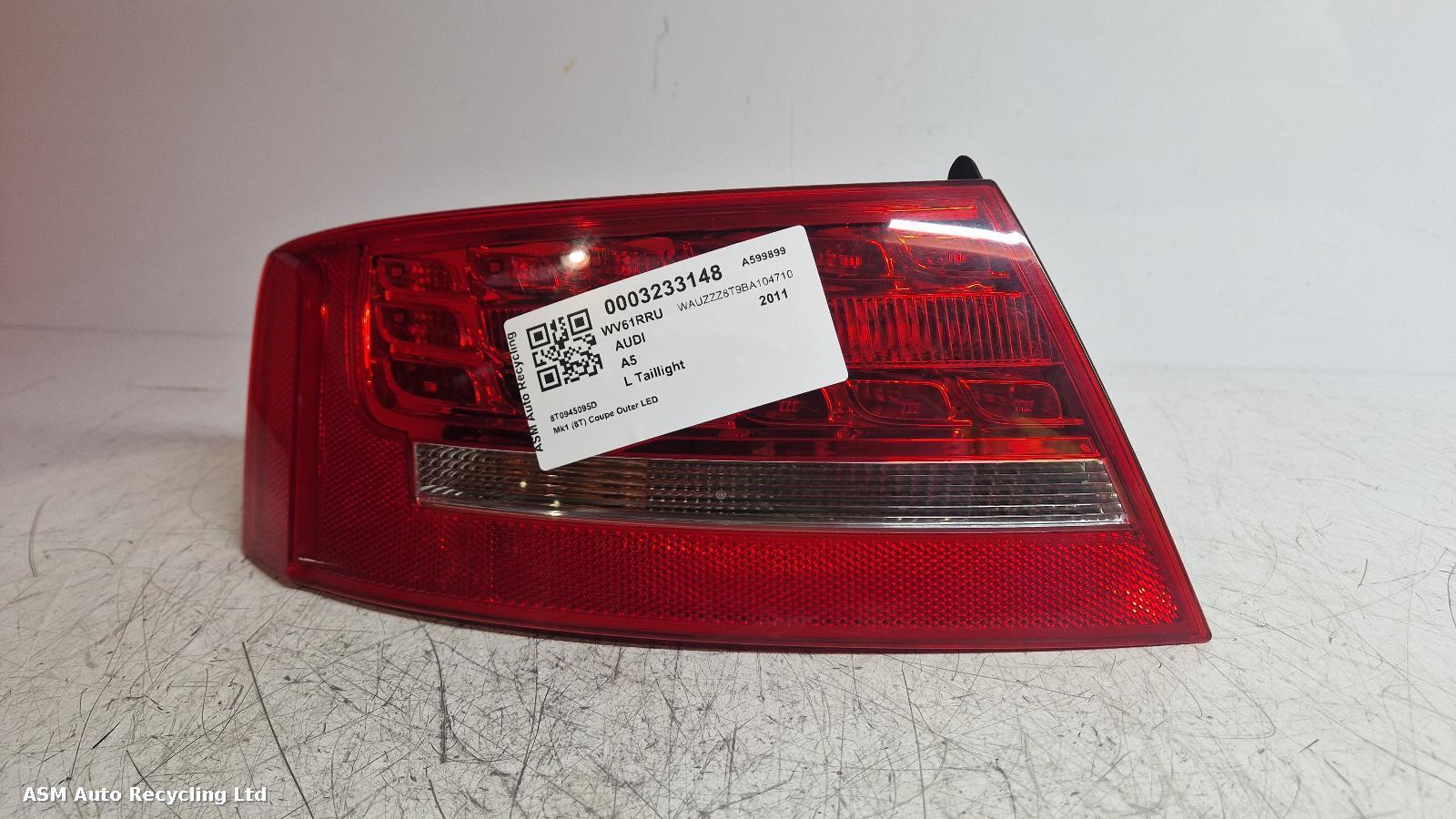 View Auto part L Taillight Audi A5 2011