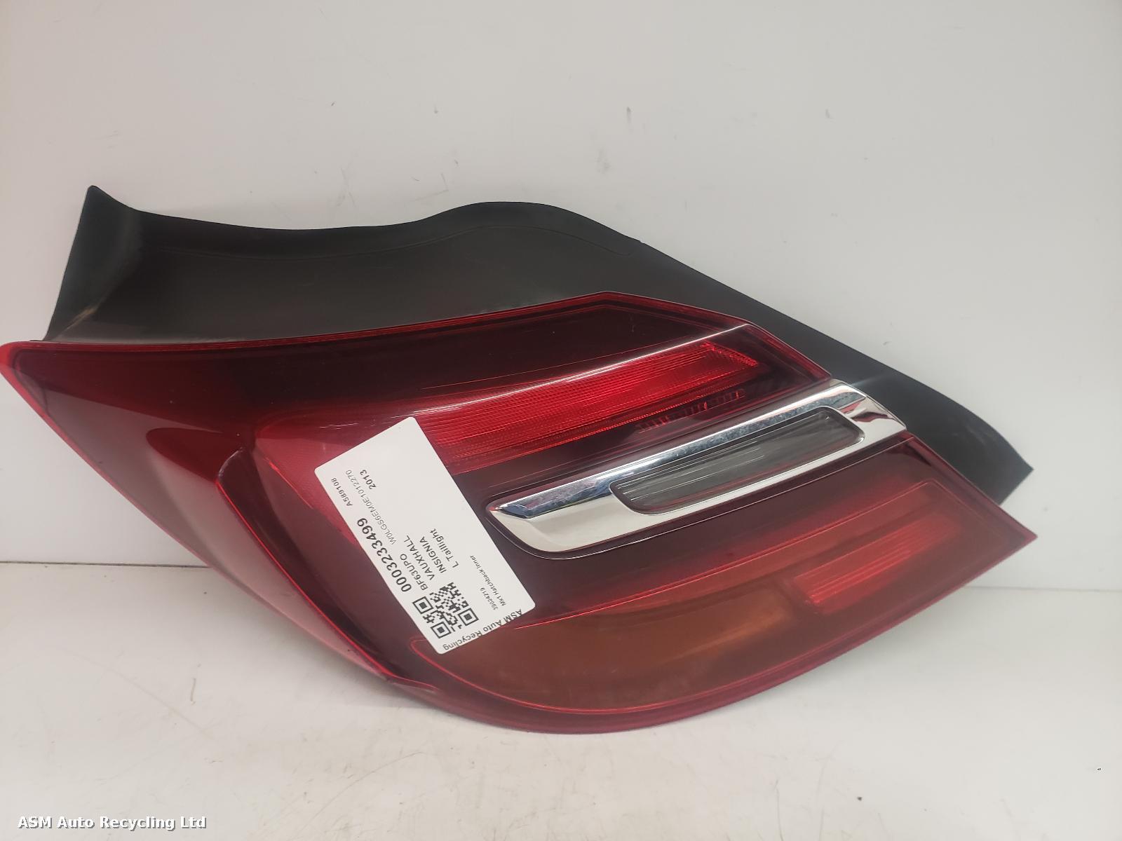 View Auto part L Taillight Vauxhall Insignia 2013