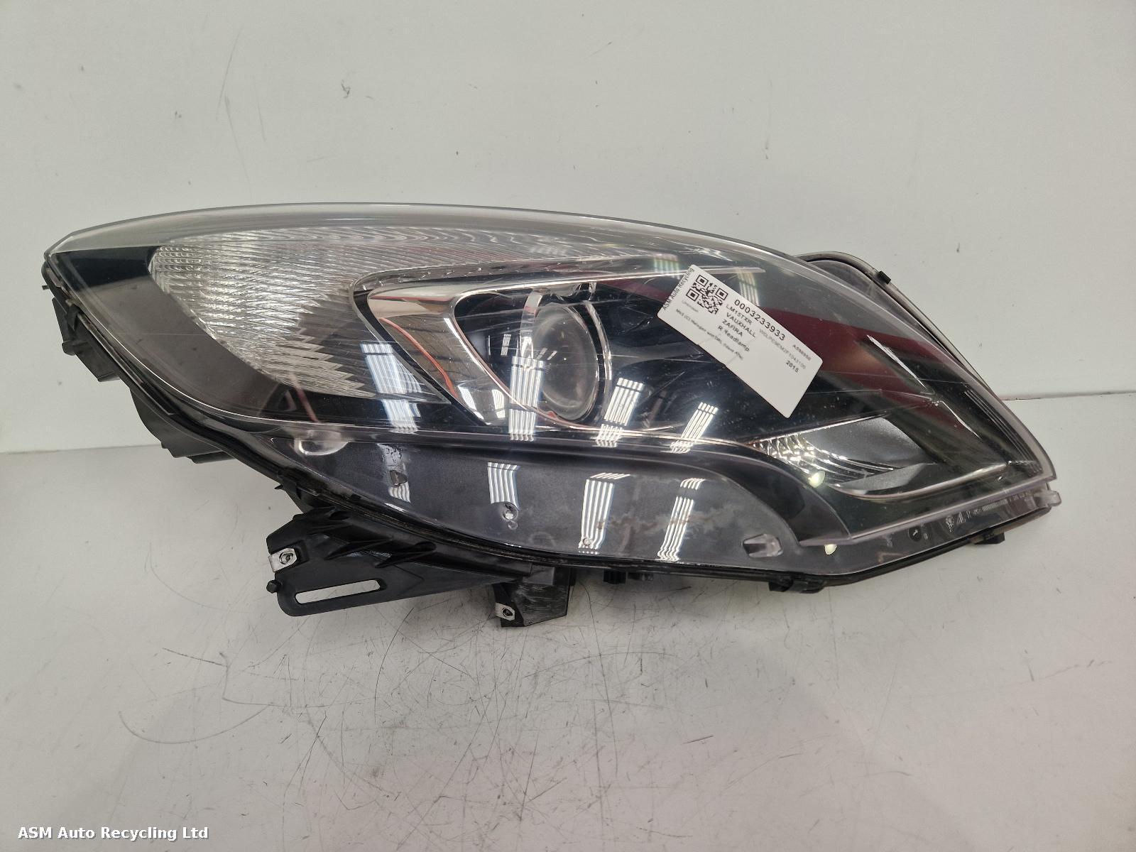 View Auto part R Headlamp Vauxhall Zafira 2015
