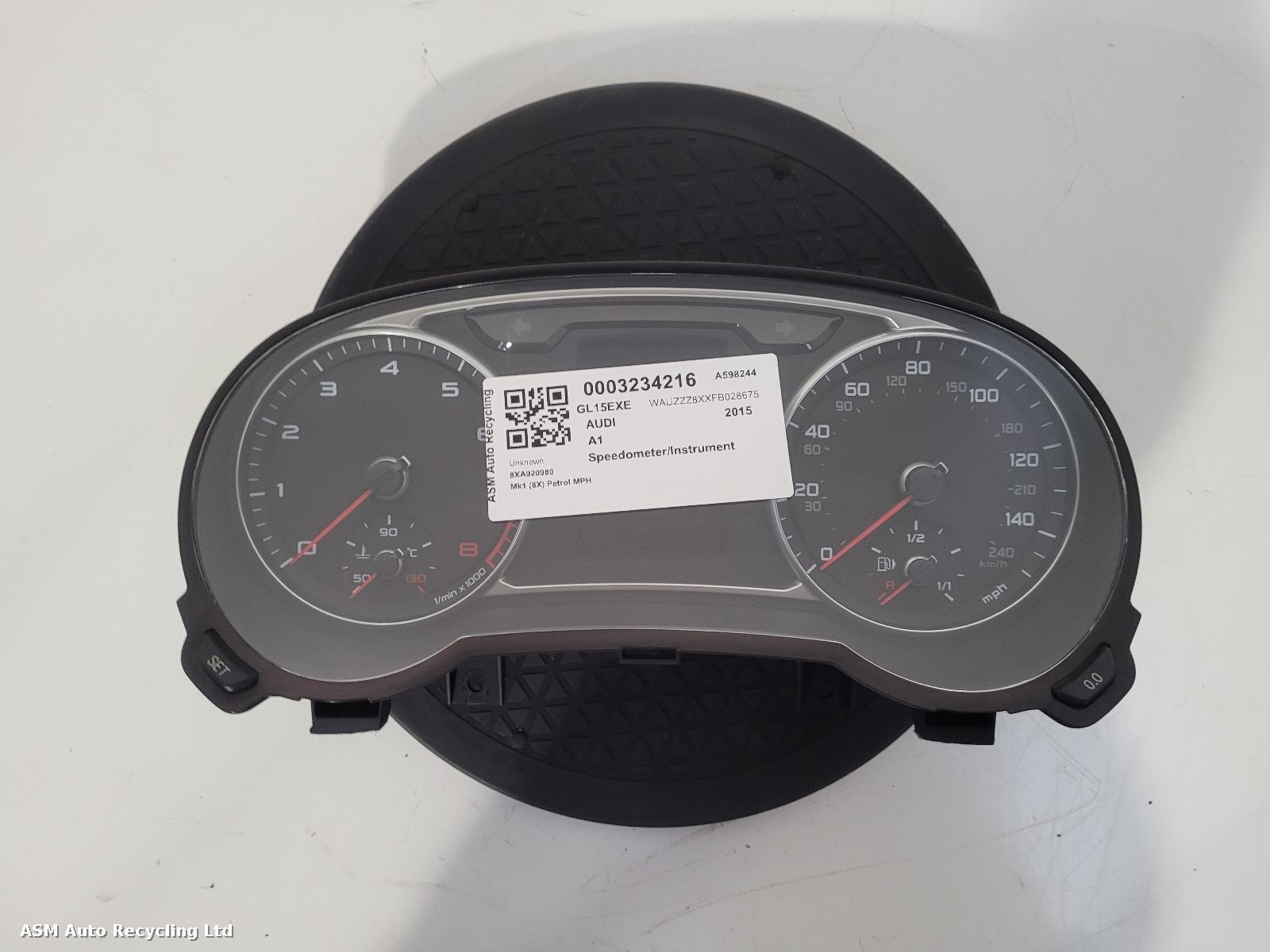 View Auto part Speedometer Audi A1 2015