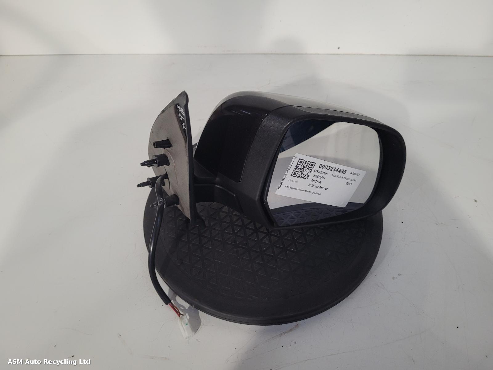 View Auto part R Door Mirror Nissan Micra 2011