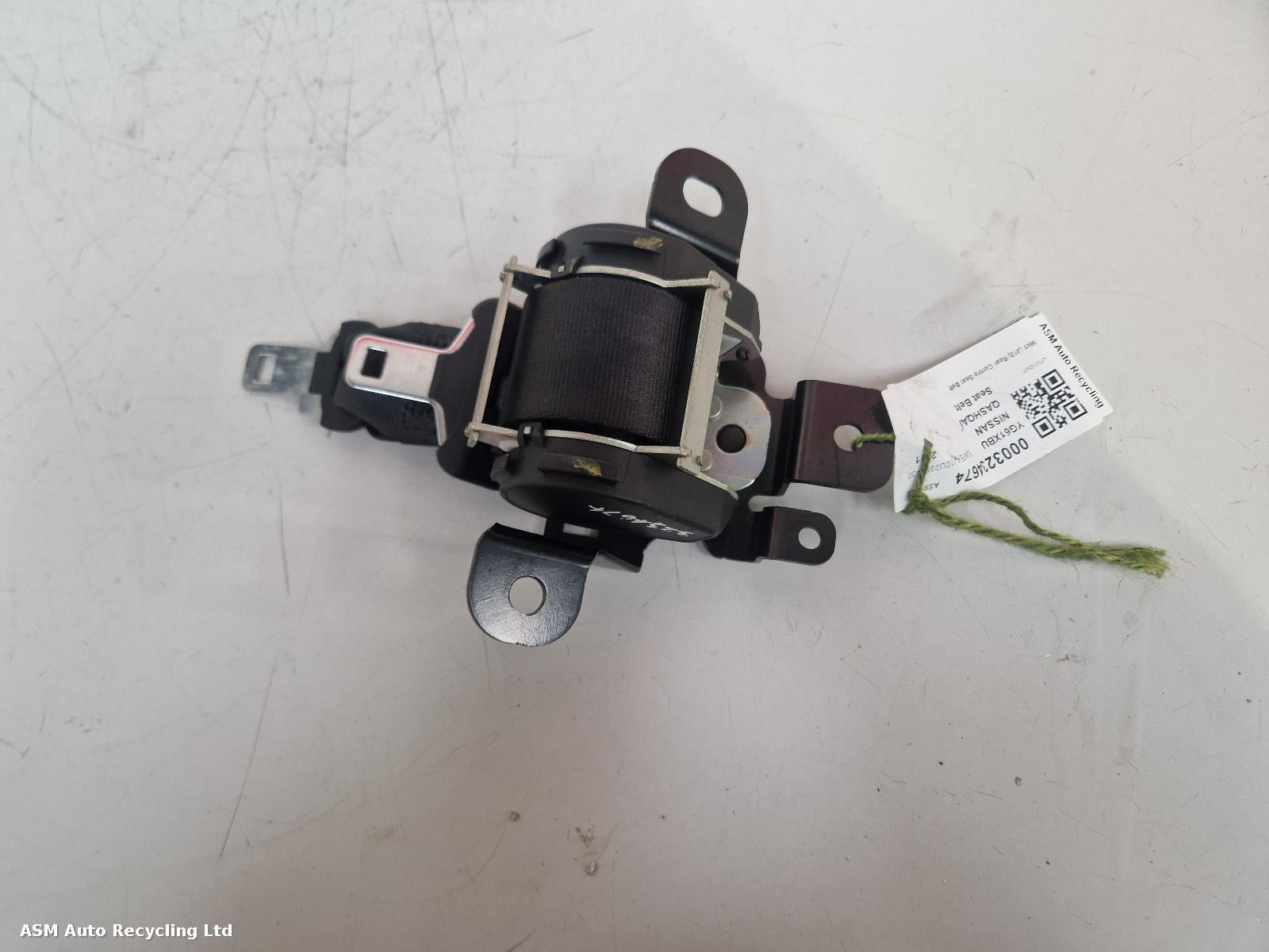 View Auto part Seat Belt Nissan Qashqai 2011