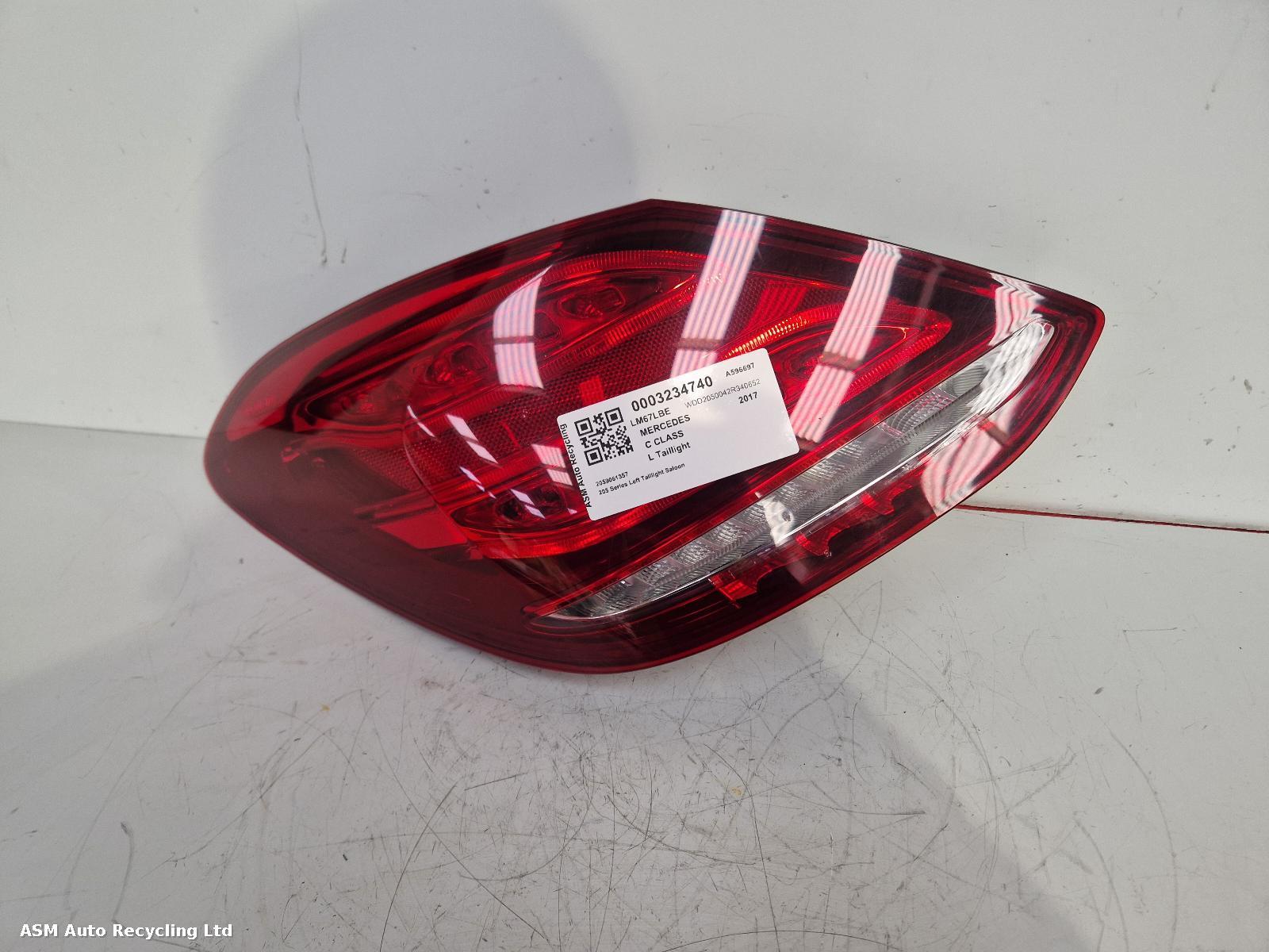 View Auto part L Taillight Mercedes C Class 2017