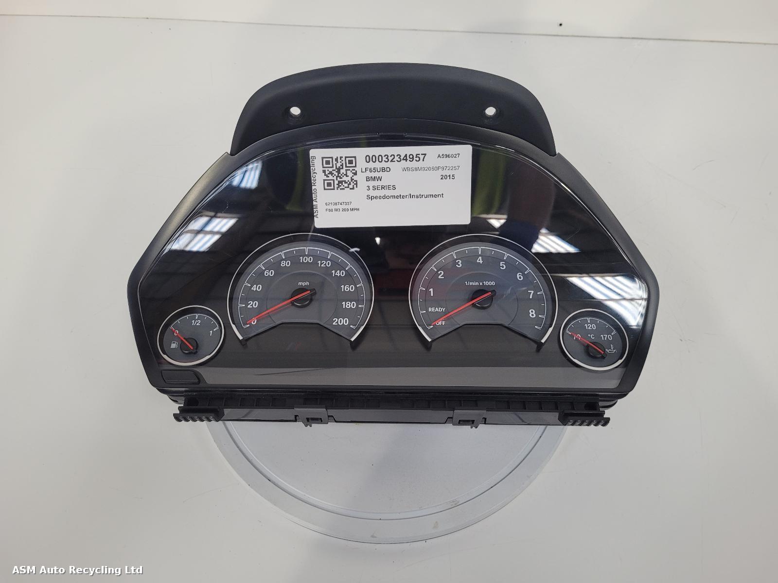 View Auto part Speedometer Bmw 3 Series 2015