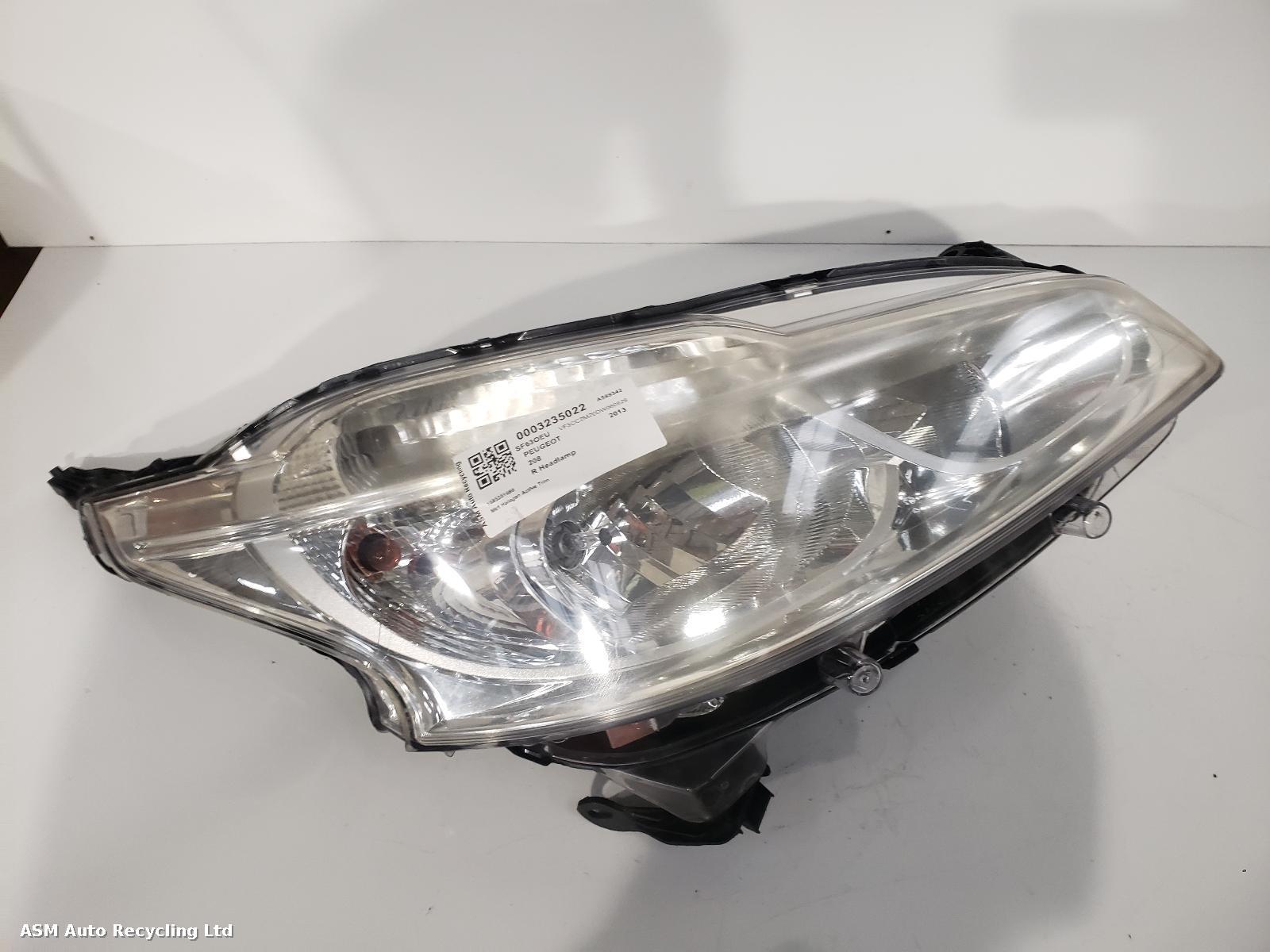 View Auto part R Headlamp Peugeot 208 2013