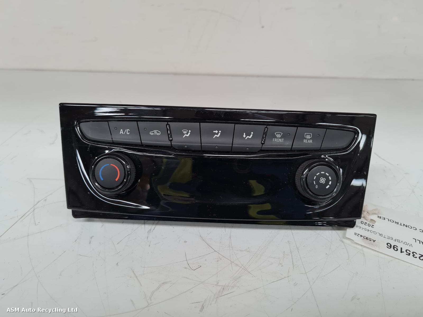 View Auto part Heater/AC Controller Vauxhall Astra 2020