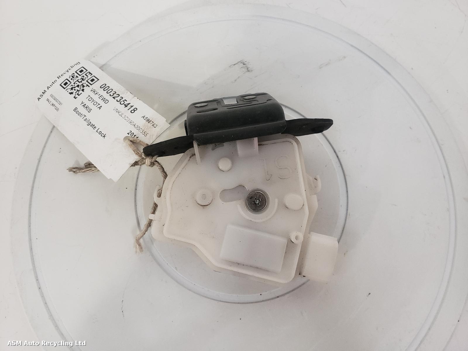View Auto part Bootlid/Tailgate Lock Toyota Yaris 2011
