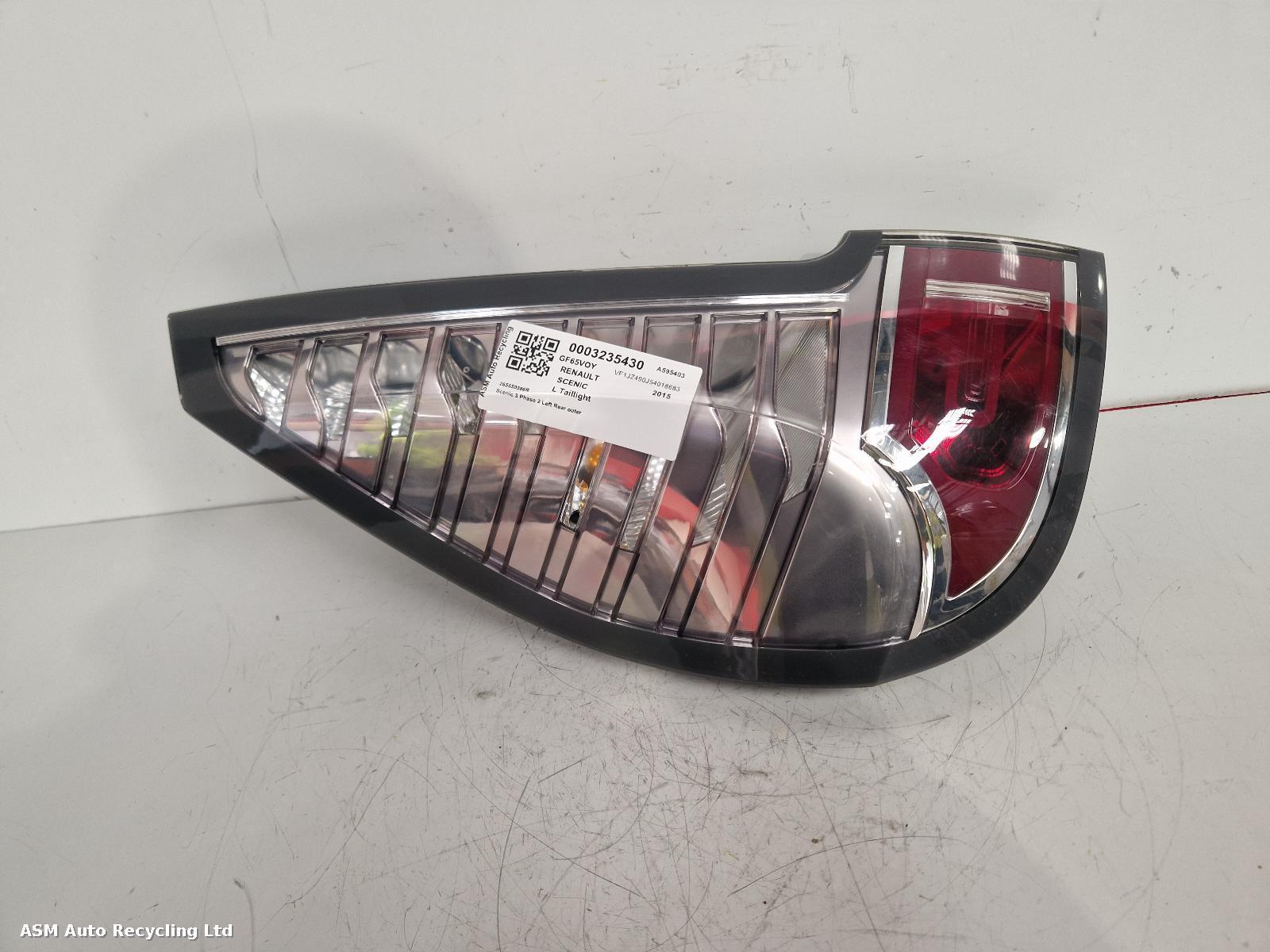 View Auto part L Taillight Renault Scenic 2015
