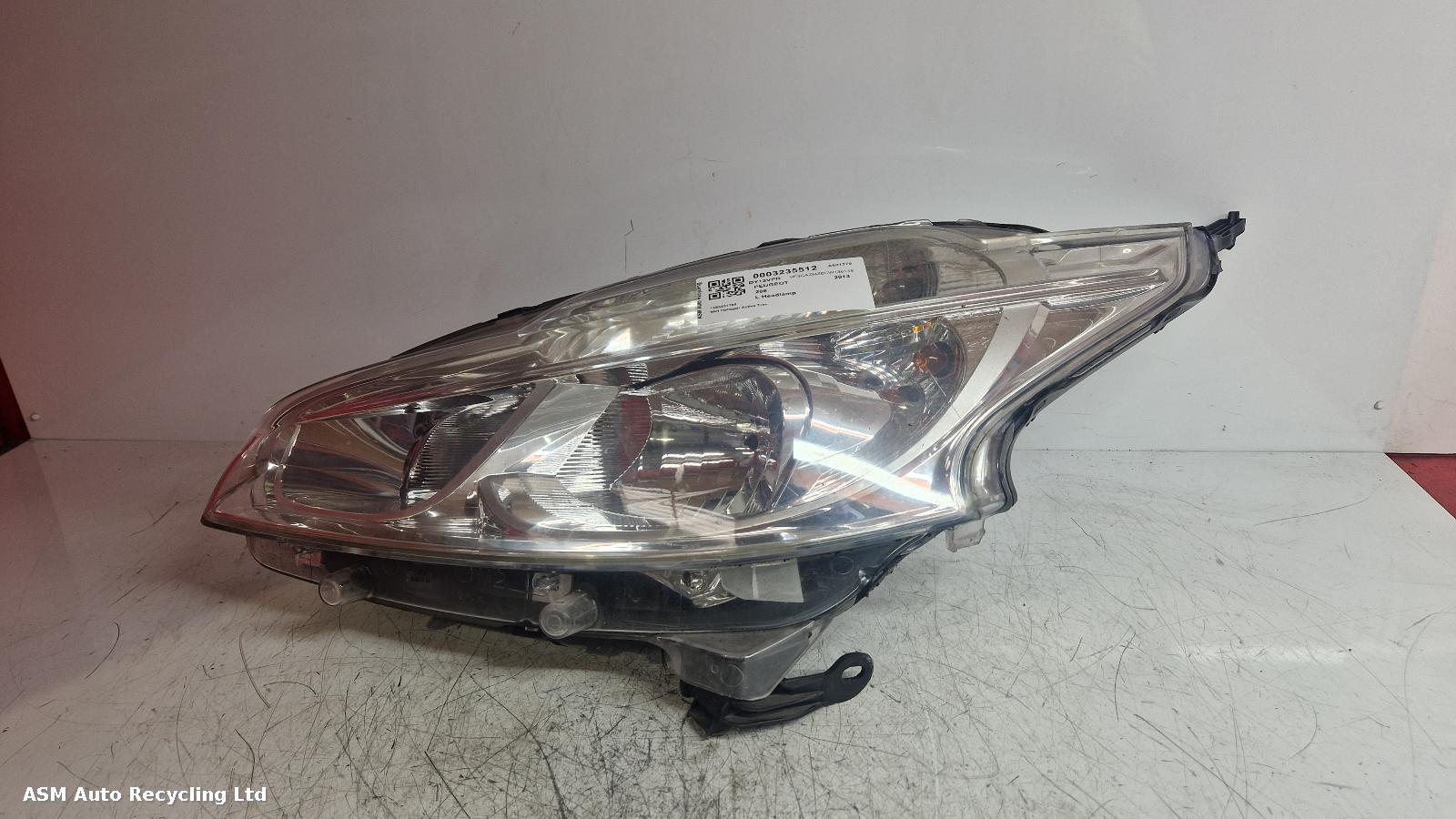 View Auto part L Headlamp Peugeot 208 2013