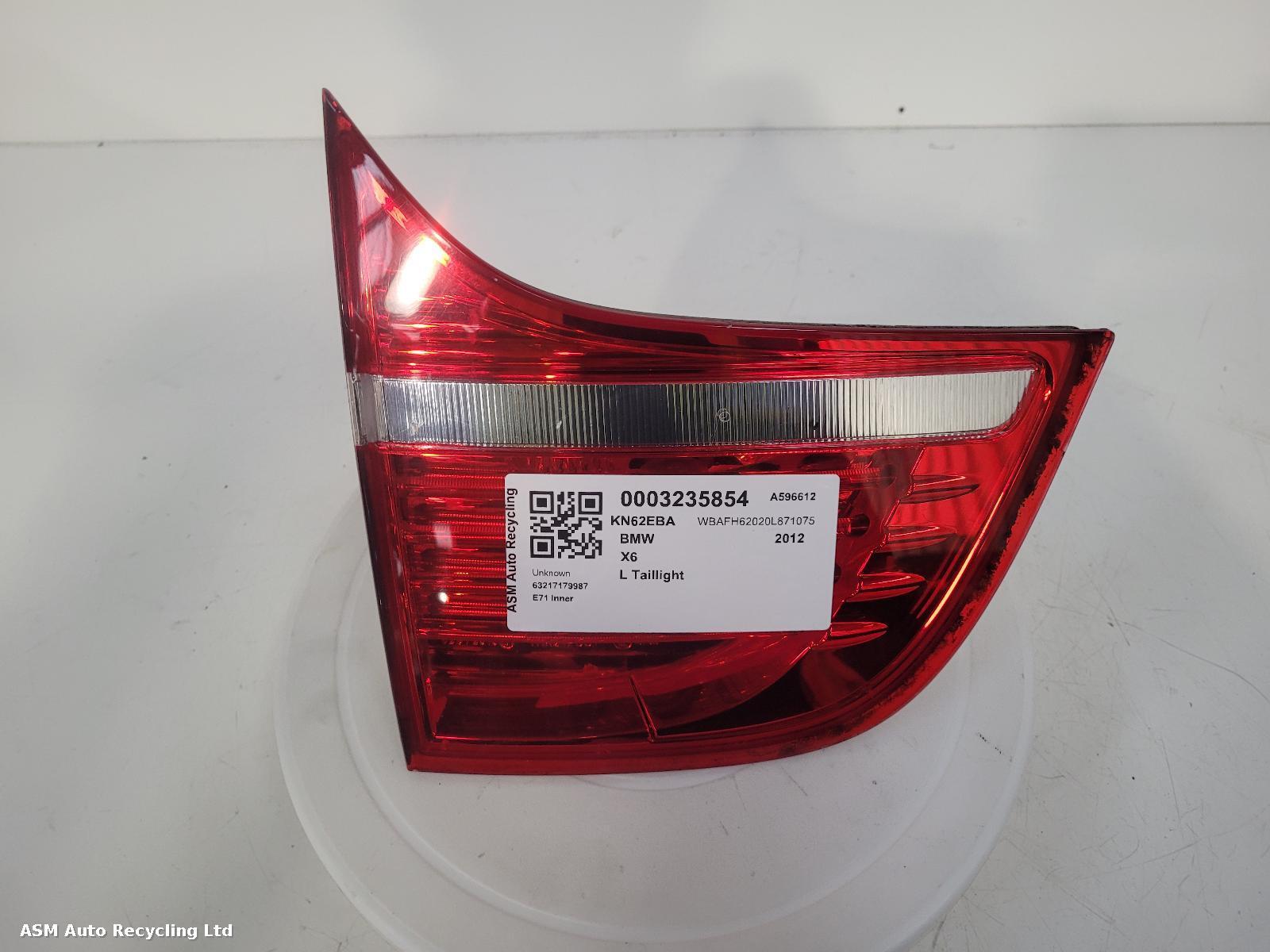 View Auto part L Taillight Bmw X6 2012