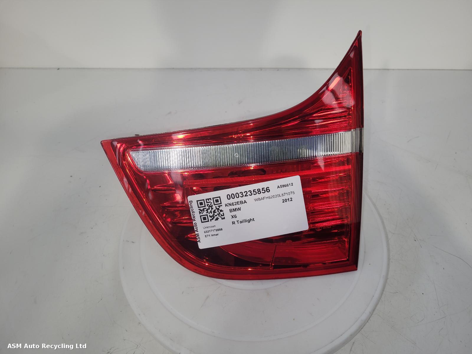 View Auto part R Taillight Bmw X6 2012