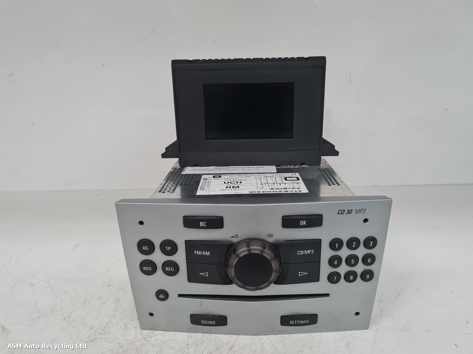 View Auto part A/V Equipment Vauxhall Corsa 2011