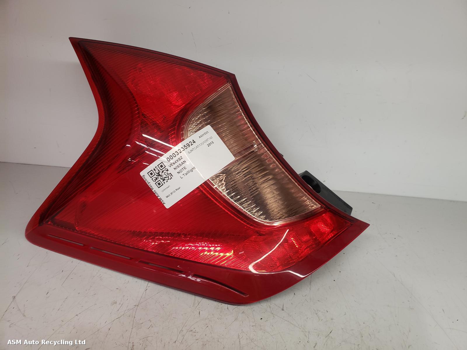 View Auto part L Taillight Nissan Note 2015