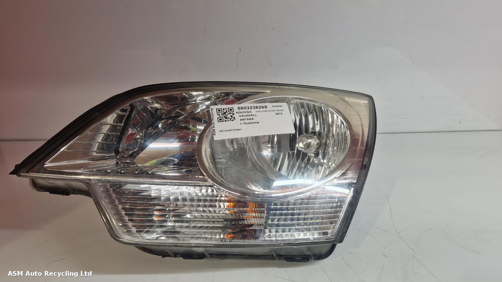View Auto part L Headlamp Vauxhall Antara 2013