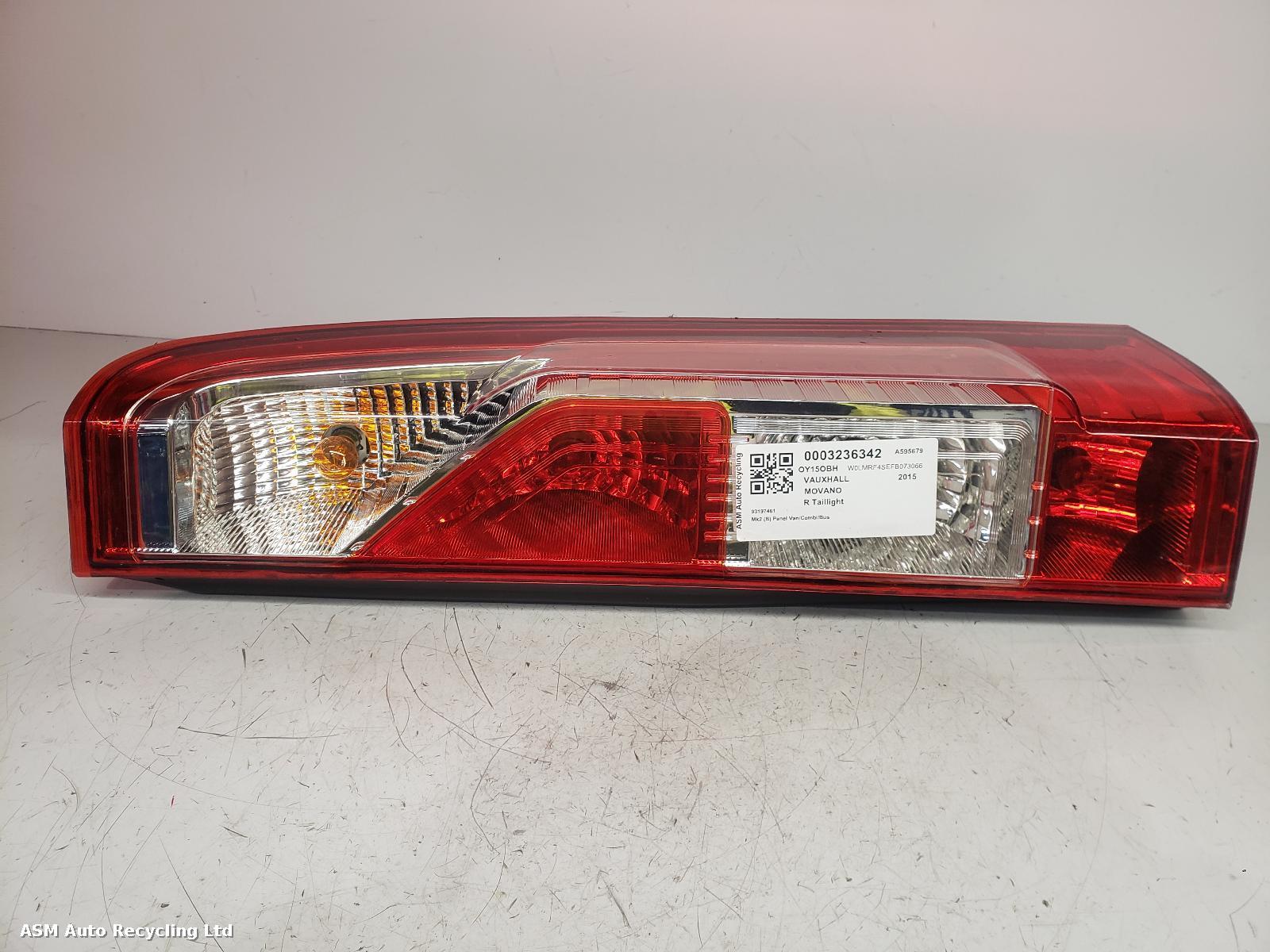 View Auto part R Taillight Vauxhall Movano 2015