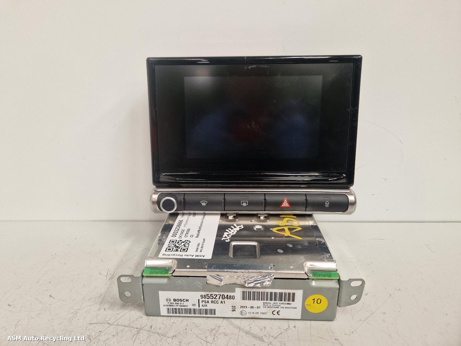 View Auto part Radio Display Citroen C3 2023
