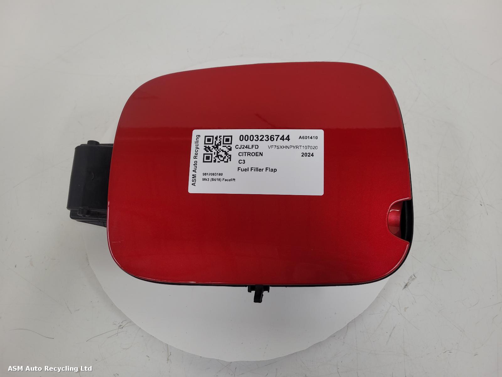 View Auto part Fuel Filler Flap Citroen C3 2024