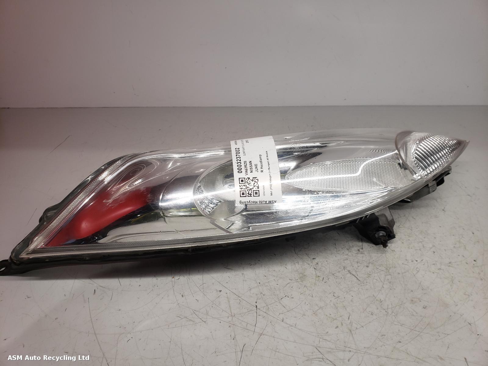 View Auto part R Headlamp Nissan Juke 2013