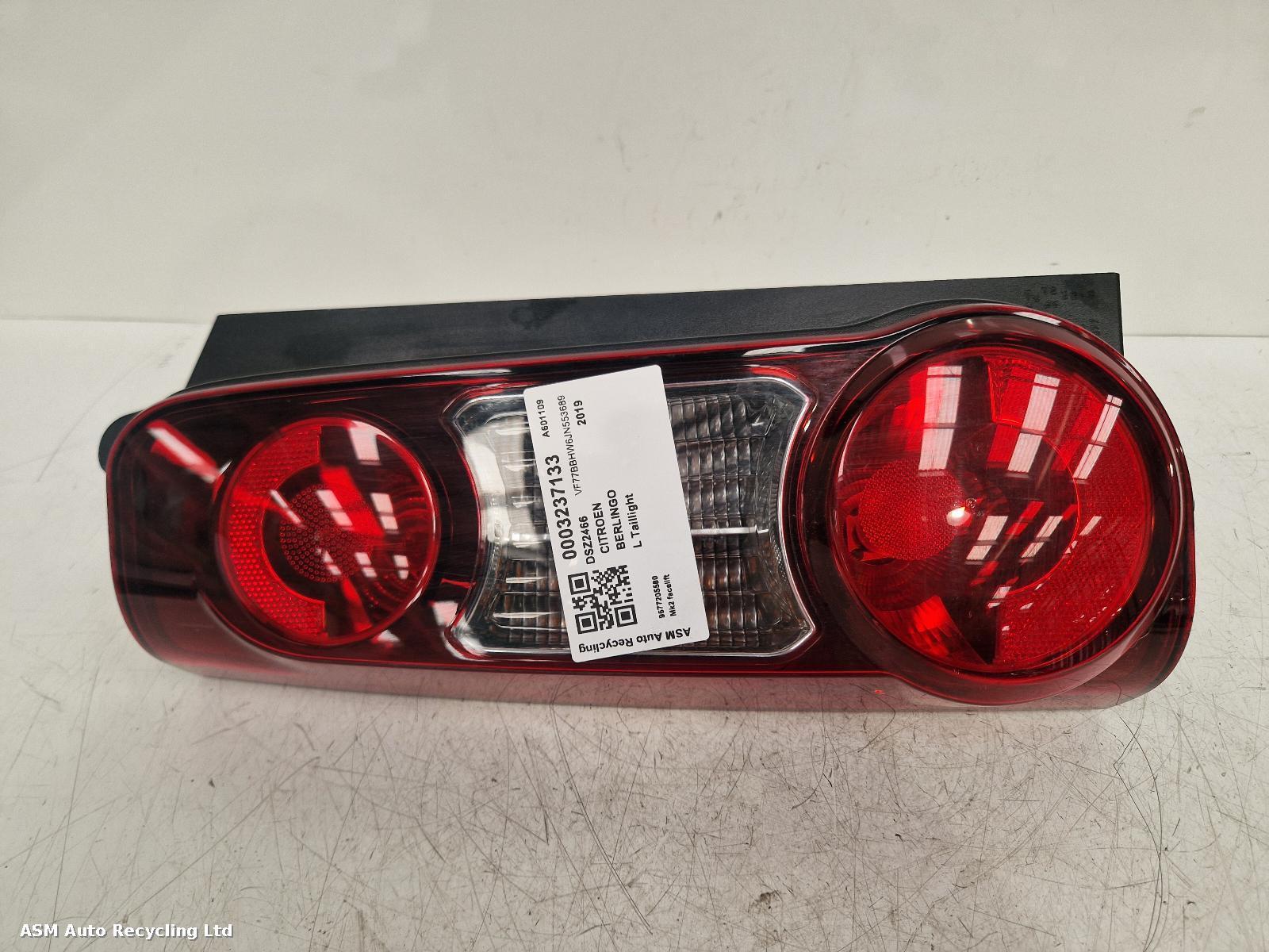 View Auto part L Taillight Citroen Berlingo 2019