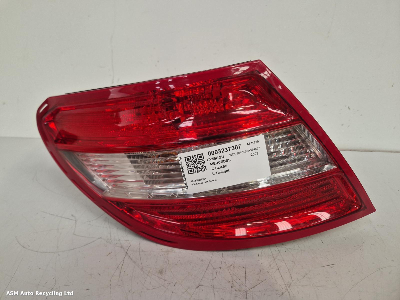 View Auto part L Taillight Mercedes C Class 2009