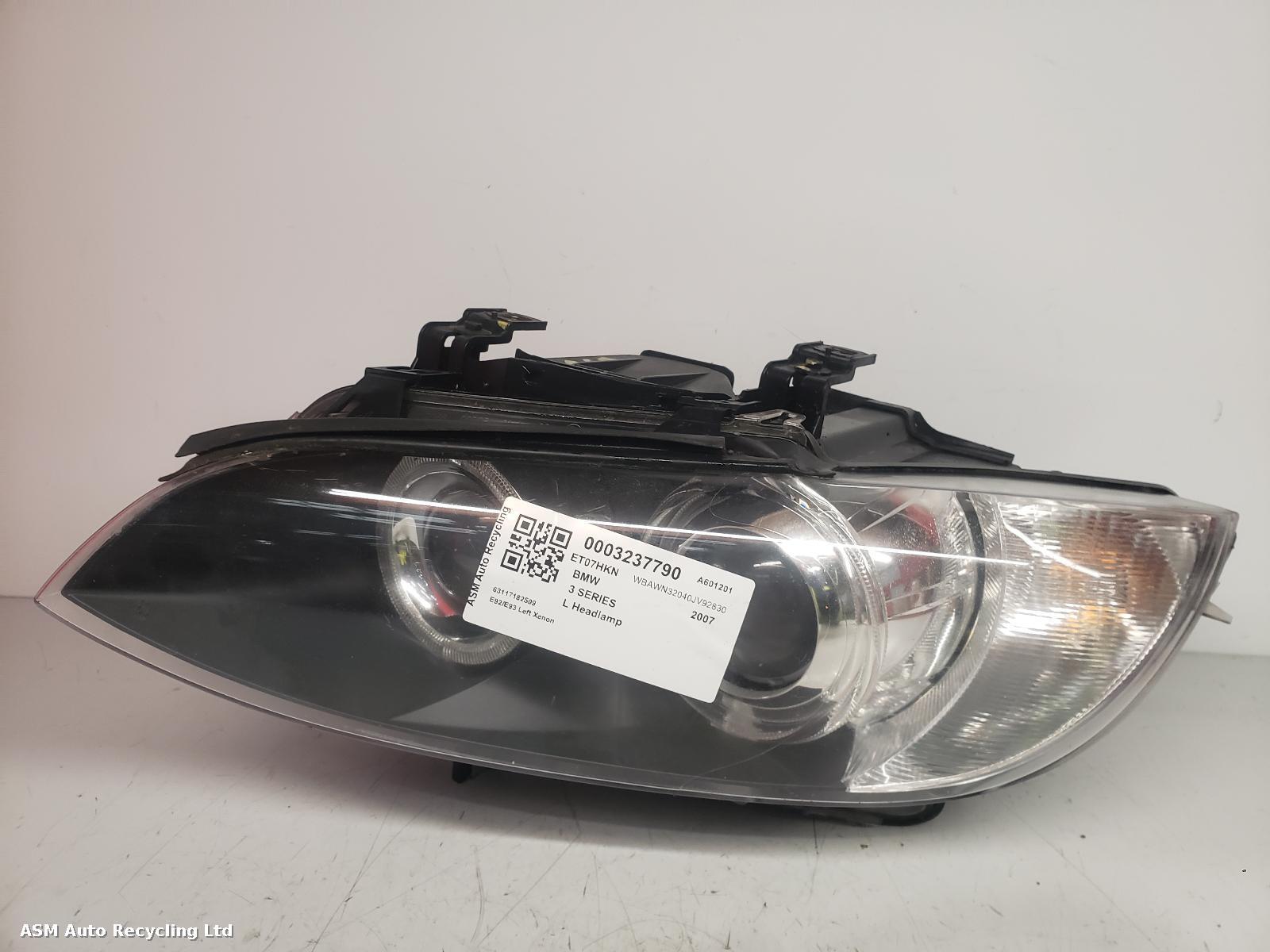 View Auto part L Headlamp Bmw 3 Series 2007