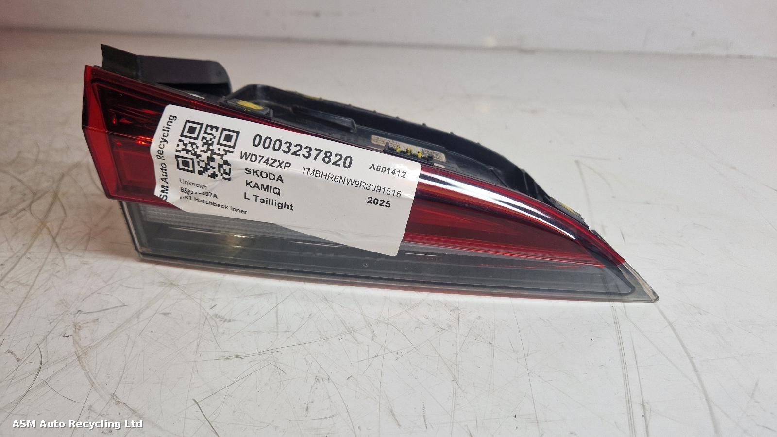 View Auto part L Taillight Skoda Kamiq 2025