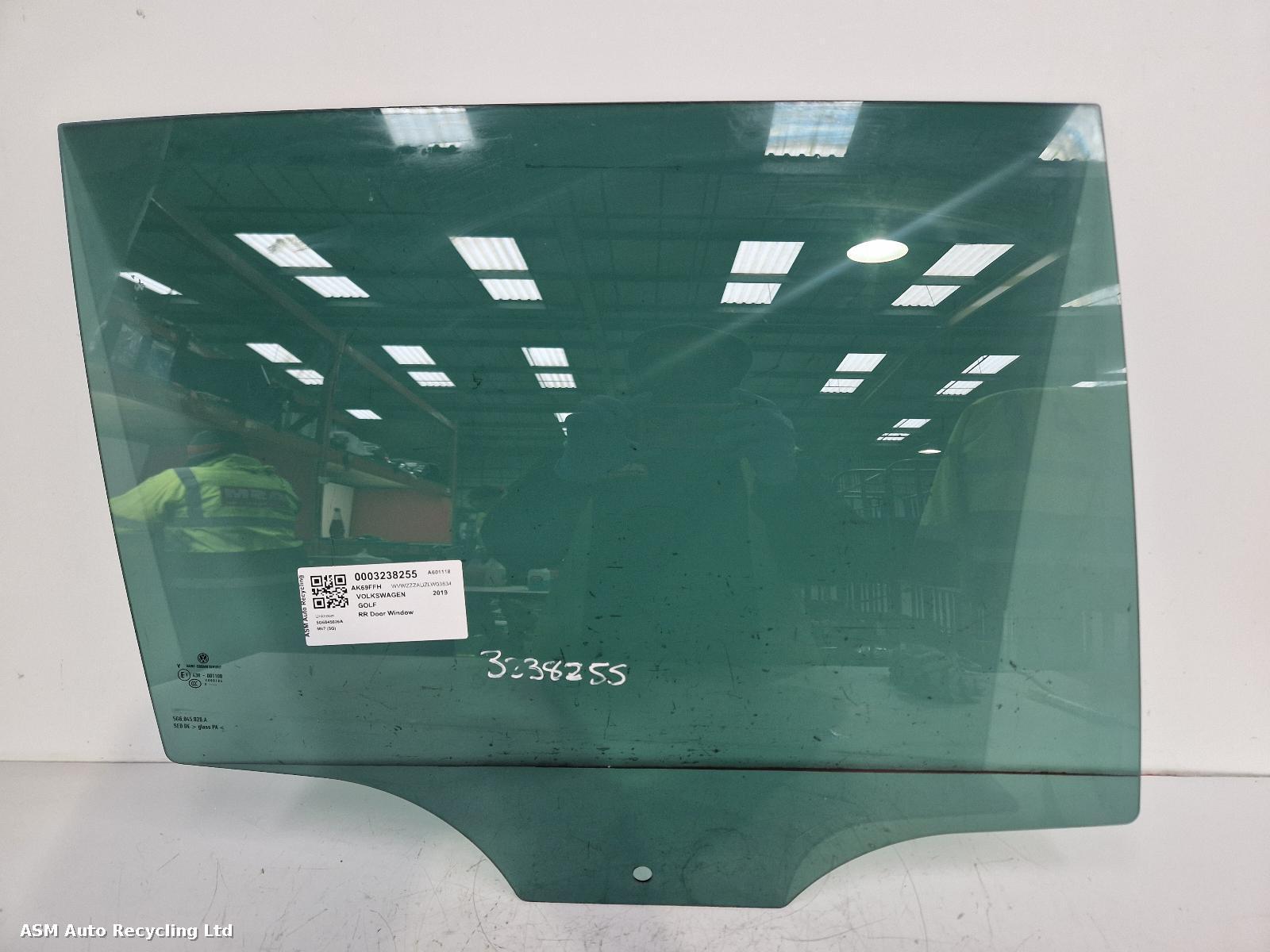 View Auto part RR Door Window Volkswagen Golf 2019
